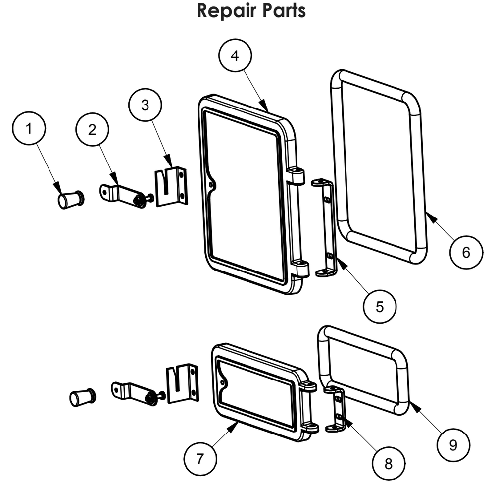 Repair Parts 2 Diagram and Parts List for BEC95E  US Stove Company Heater